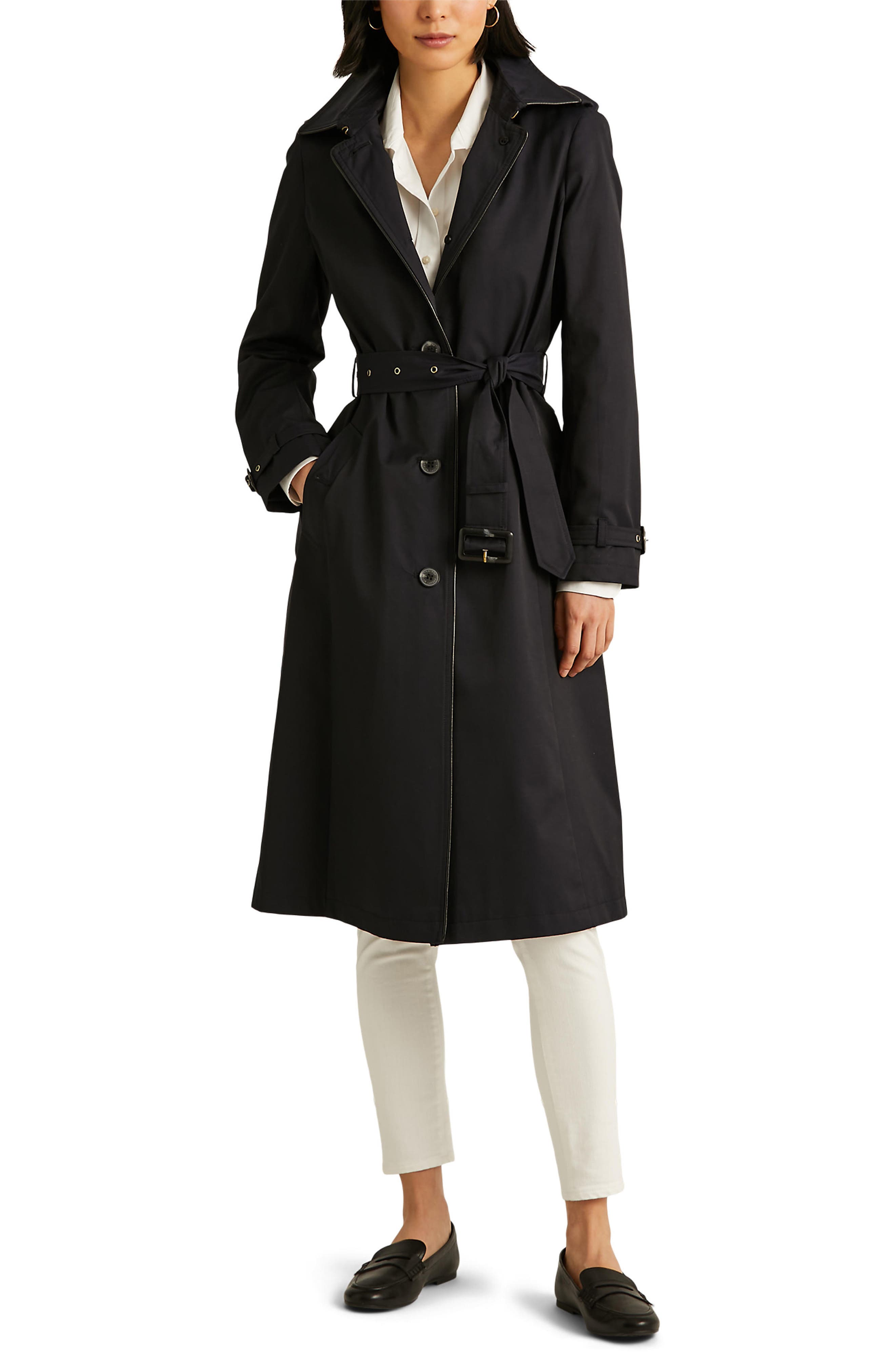 Hot Uk New Ladies Pu-Leather Trench Coat Parka Long Coat Jacket With Belt XS-XXL